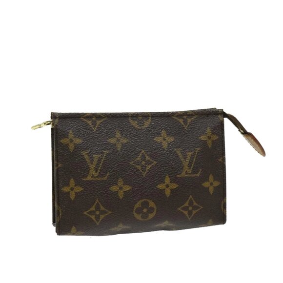 LOUIS VUITTON Monogram Poche Toilette 15 Pouch M47546 LV Auth bs12073 - Picture 1 of 16